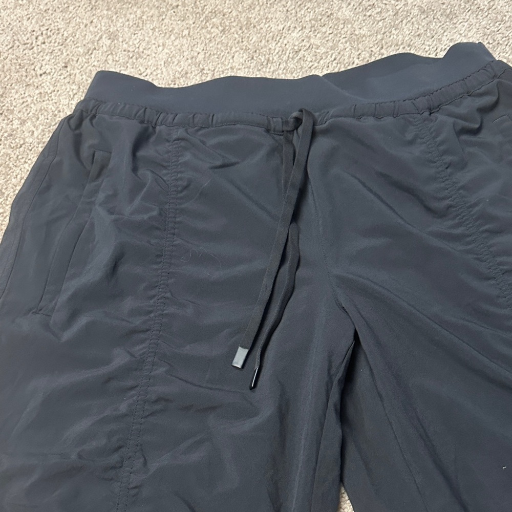 Athleta Black Ruched Track Joggers - Picture 5 of 6